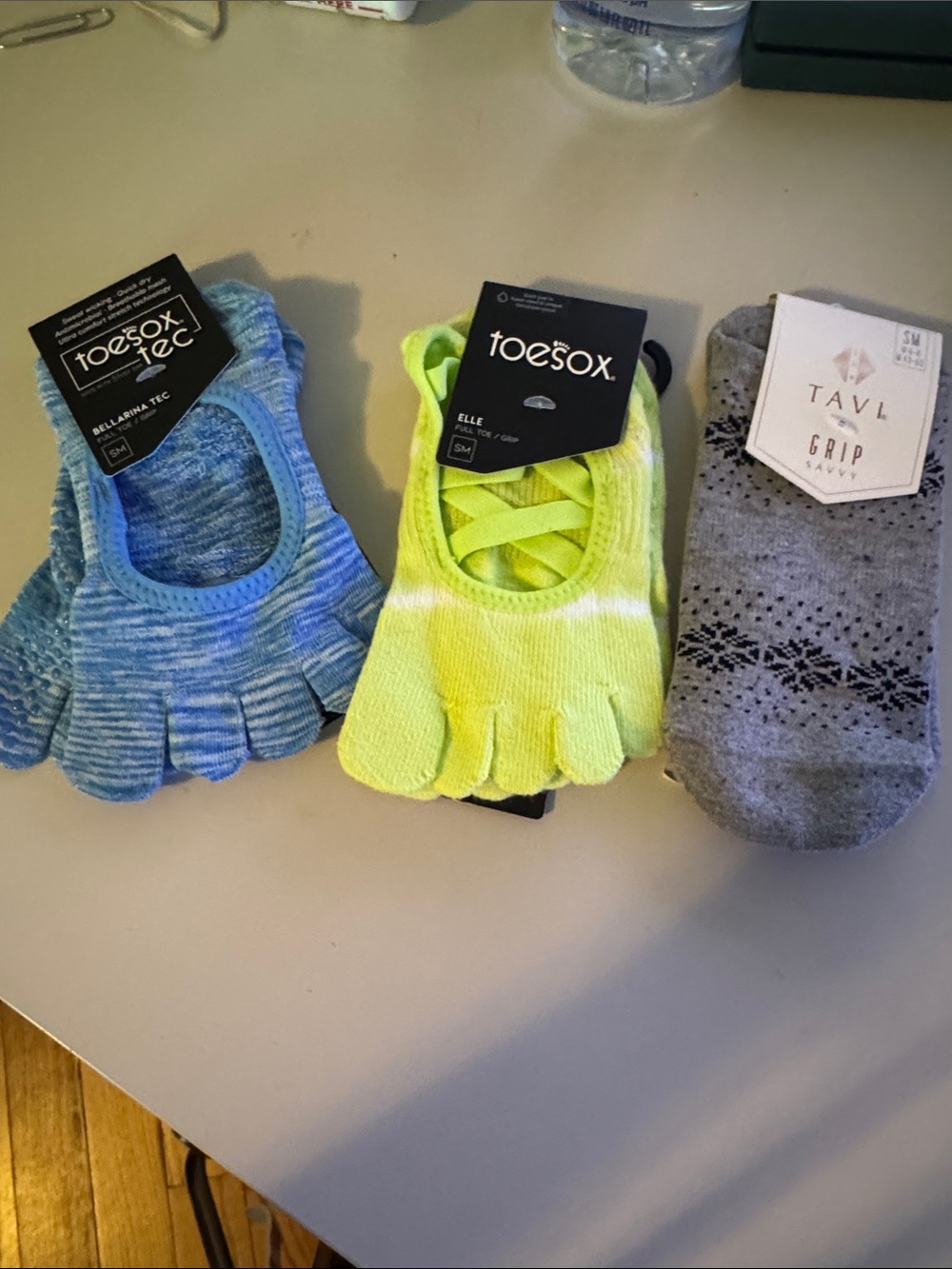 Tavi Noir THREE Pairs of Grip Socks NWT